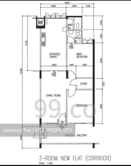 Blk 327 Clementi Avenue 5 (Clementi), HDB 3 Rooms #571118941